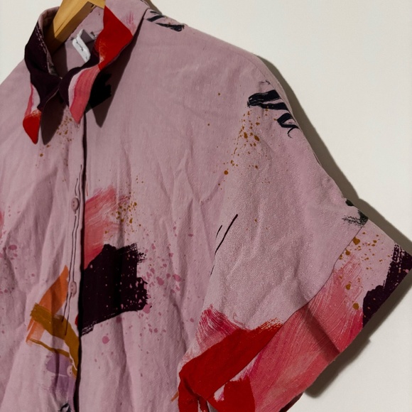 Justine Shirt in Sobel print - Melow by Melissa Bolduc - Picture 1 of 11